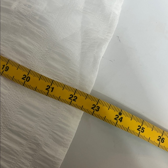 🆕 SHEIN VCAY Summer Holiday White Woven Shirt With Bow-Tie Back Detail - Picture 10 of 10